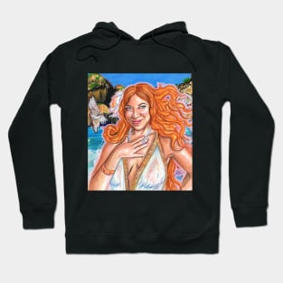 Aphrodite in Cyprus from "Aphrodite Love Myths" Hoodie
